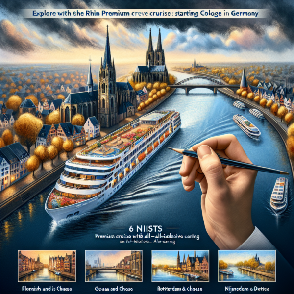 Kreuzfahrten Rhein: Flusskreuzfahrt mit der MS COMPASS OPERA an/an Köln 6 Nächte Premium-Schiff mit All Inclusive Niederlande und Belgien erleben