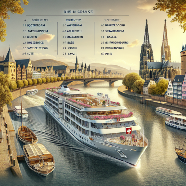 Kreuzfahrten Rhein: Kreuzfahrt mit MS RHEIN MELODIE ab/an Köln 11 Nächte Premium-Plus-Schiff mit Vollpension 4 Länder auf einer Reise entdecken