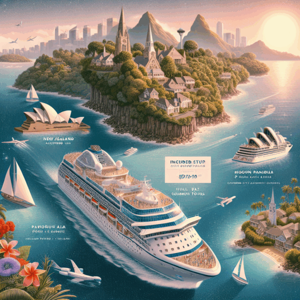 Kreuzfahrten Australien, Neuseeland & USA: Kreuzfahrt mit der Discovery Princess von Sydney bis Los Angeles 31-tägig inkl. Flüge 3-Sterne-Hotels mit