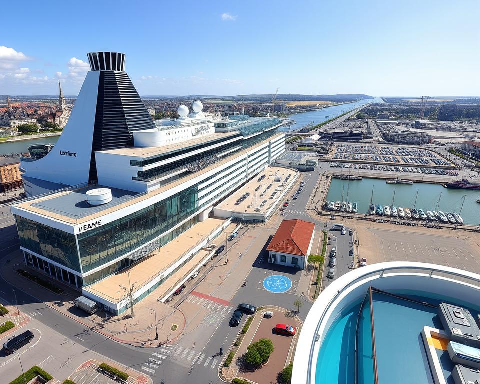 Kreuzfahrtterminal Le Havre Lage