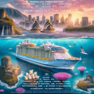 Kombinationsreisen Transpazifik: Kreuzfahrt mit der Anthem of the Seas von Vancouver bis Sydney 40-tägig inkl. Flüge 4-Sterne-Hotels mit Frühstück