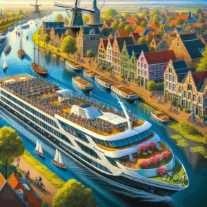 Kreuzfahrten Niederlande & Belgien: Flusskreuzfahrt per Rad & Schiff mit MS De Holland ab Amsterdam bis Brügge 7 Nächte Premium-Schiff mit Vollpensi