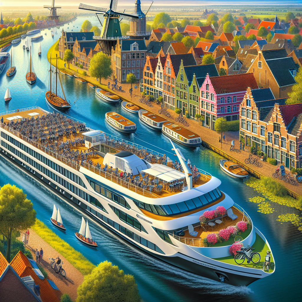 Kreuzfahrten Niederlande & Belgien: Flusskreuzfahrt per Rad & Schiff mit MS De Holland ab Amsterdam bis Brügge 7 Nächte Premium-Schiff mit Vollpensi