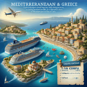 Kreuzfahrten Mittelmeer & Griechenland - Korfu: Kreuzfahrt mit AIDAblu ab/an Korfu inkl. 7 Nächte Baden im 4-Sterne-Hotel 15-tägig inkl. Flüge AIDA