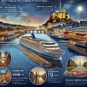 Kreuzfahrten Seine: Flusskreuzfahrt mit MS Botticelli inkl. Busan-/abreise ab/an Saarbrücken 8 Nächte Mittelklassehotel mit Frühstück / Mittelklas