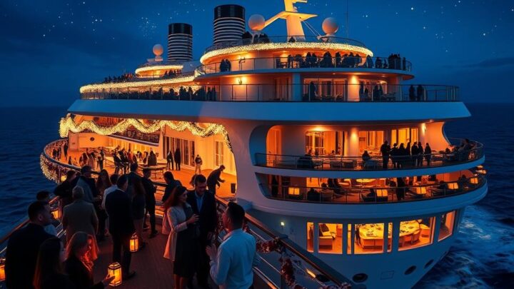 Weihnachten und Silvester auf einem Kreuzfahrtschiff verbringen: Tipps