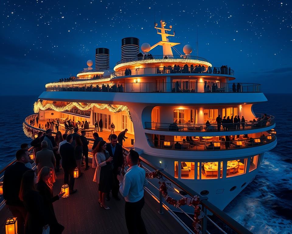 Weihnachten und Silvester auf einem Kreuzfahrtschiff verbringen: Tipps