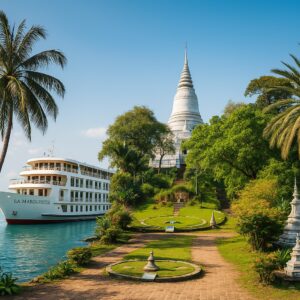 Kreuzfahrten Vietnam, Kambodscha & Thailand: Kreuzfahrt mit La Marguerite von Vĩnh Long bis Kampong Cham inkl. Südostasien-Rundreise & Baden in Hua Unkategorisiert online kaufen