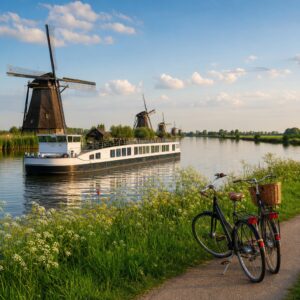 Kreuzfahrten Niederlande & Belgien: Flusskreuzfahrt per Rad & Schiff mit MS De Holland ab Amsterdam bis Brügge 7 Nächte Premium-Schiff mit Vollpensi Unkategorisiert online kaufen